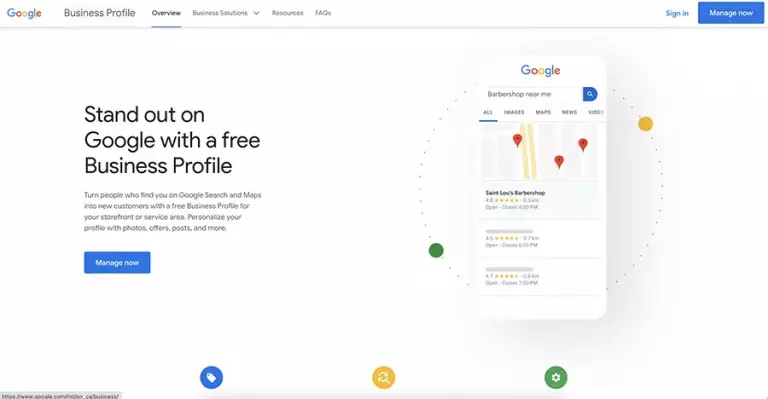 google my business profile