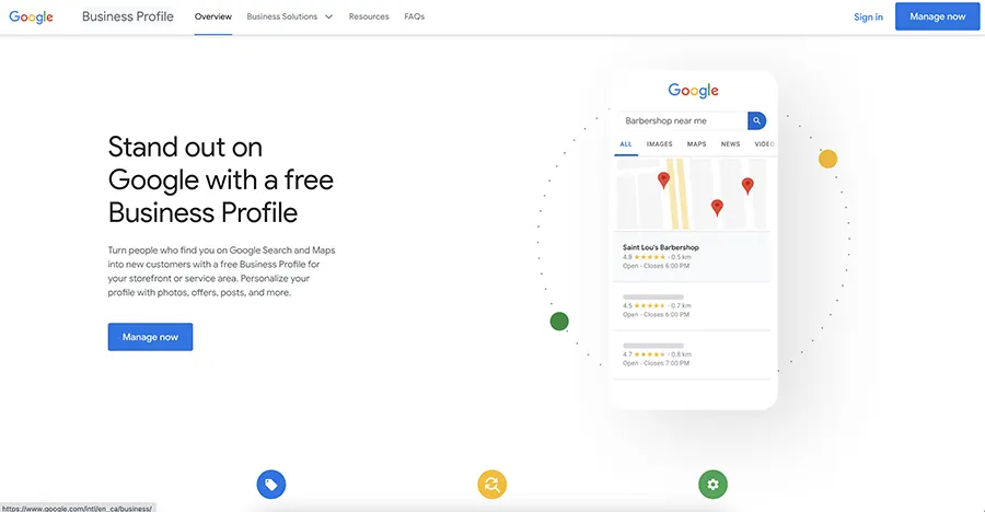 google my business profile