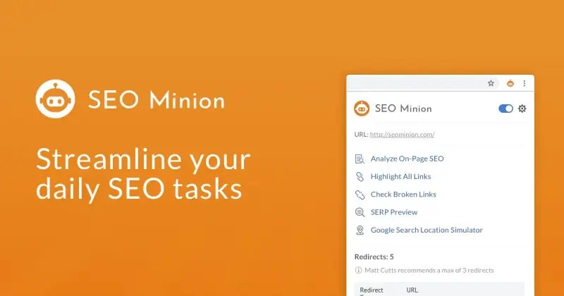 seo-minion-chrome extension
