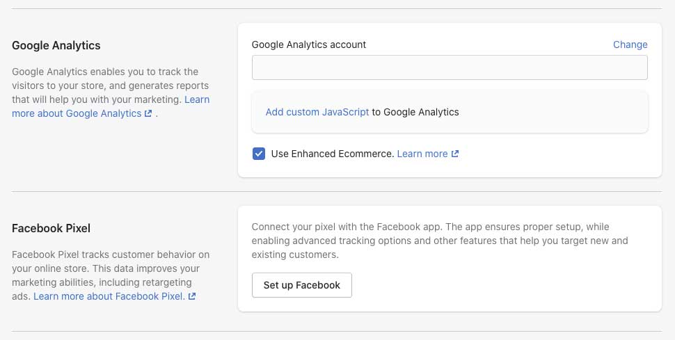 setup meta pixel on shopify