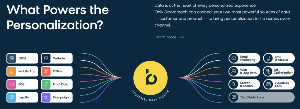 Bloomreach - ecommerce search engine