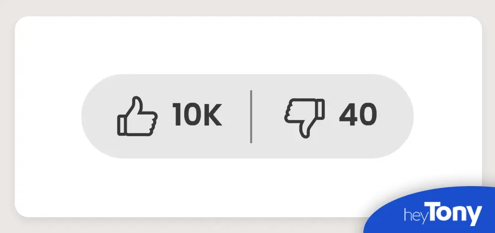 youtube likes vs dislikes counter