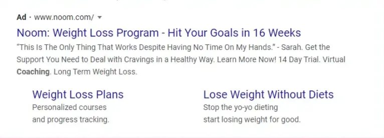 Google Testimonial Ad