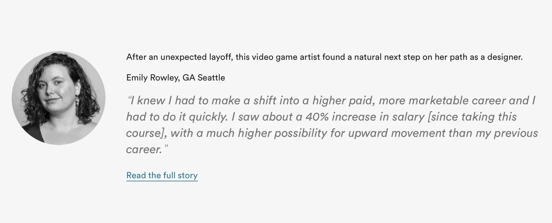Landing Page Testimonial Ad