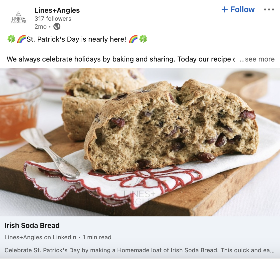 LinkedIn Sneak Peek Post