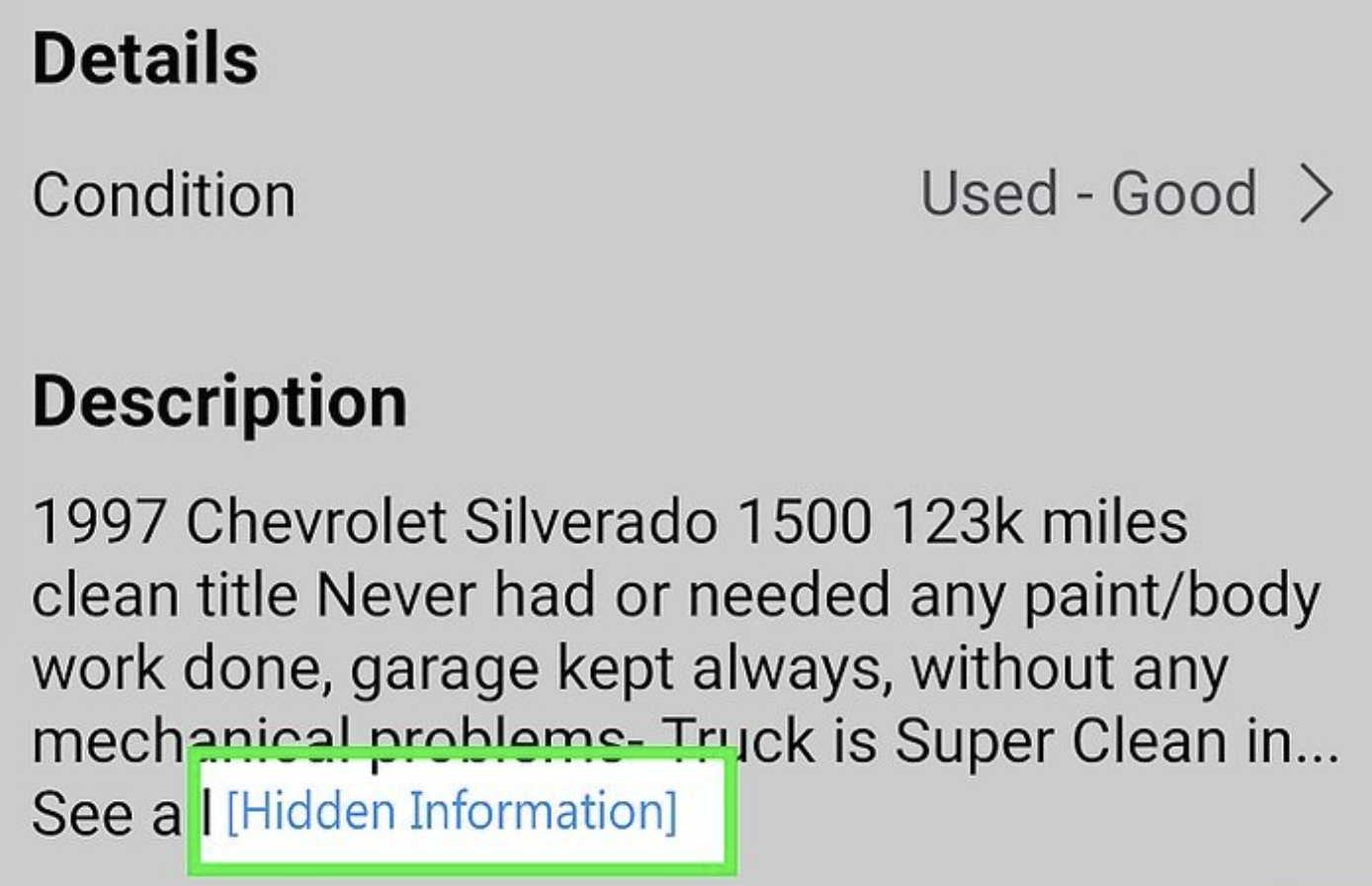 Step 2 - Facebook Marketplace