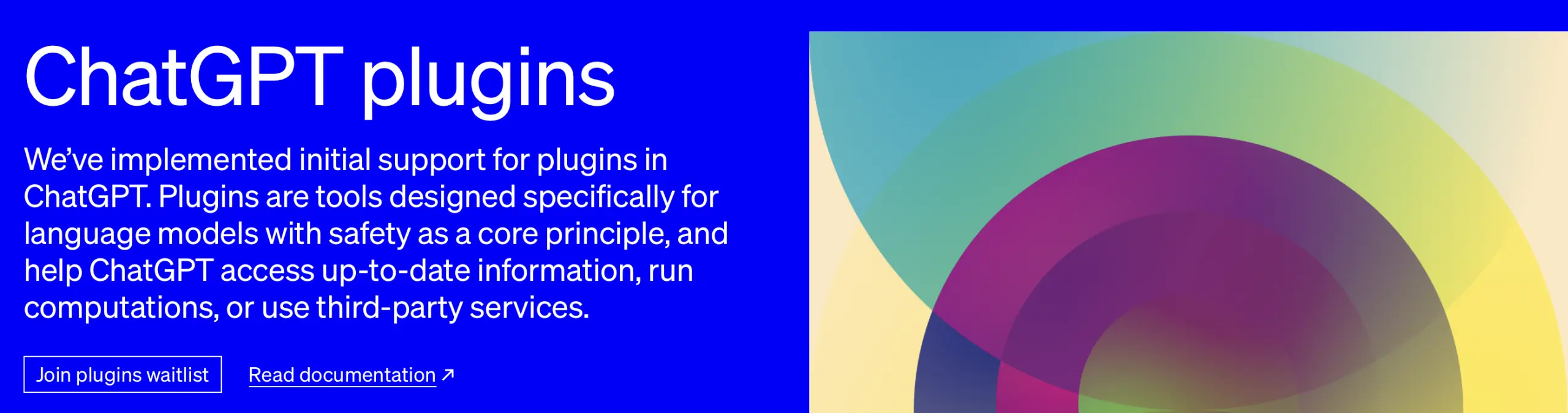 ChatGPT Plugins Homepage
