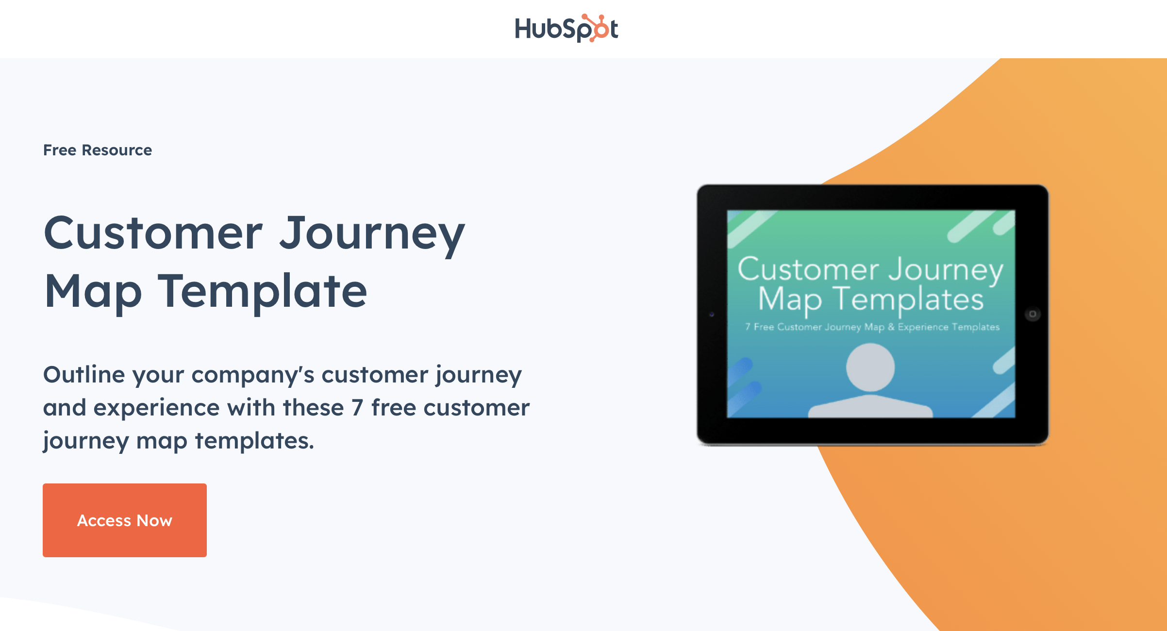 HubSpot Customer Journey Map Template
