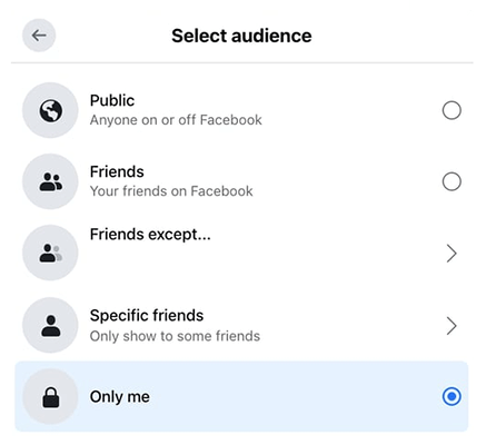 facebook live audience
