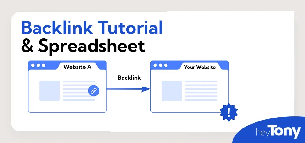 backlink tutorial & spreadsheet