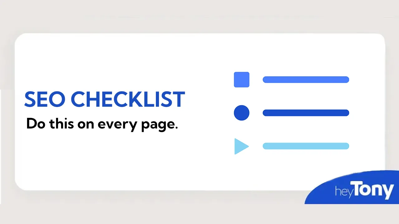 seo checklist