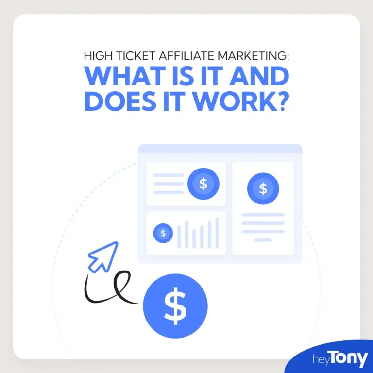 High ticket affiliate illustration