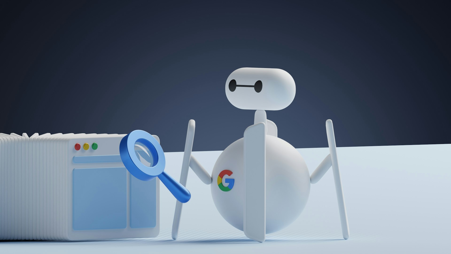 robot on computer 