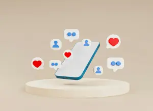 phone recieveing notifications