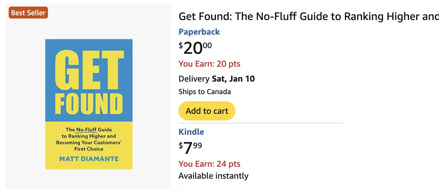 best selling SEO book on amazon