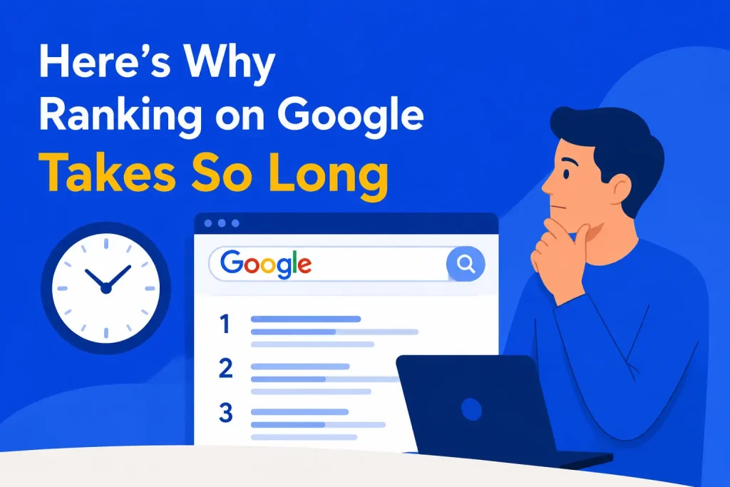 why ranking takes so long graphic